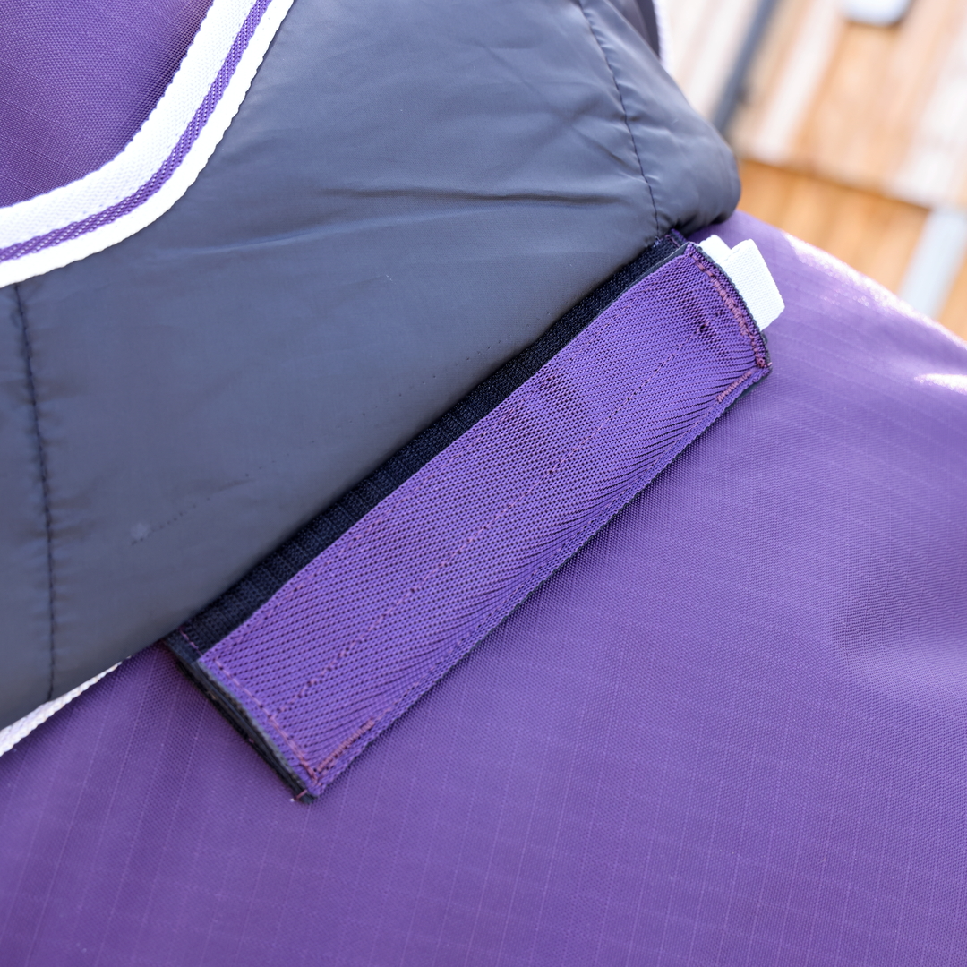 Shires Highlander Original 100g Turnout Rug & Neck #colour_plum