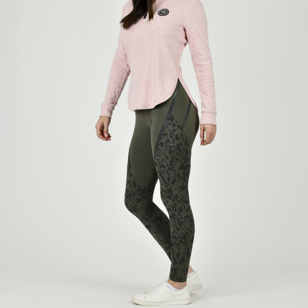 Weatherbeeta Toulon Ladies Lifestyle Tights #colour_dark-olive-camo-print