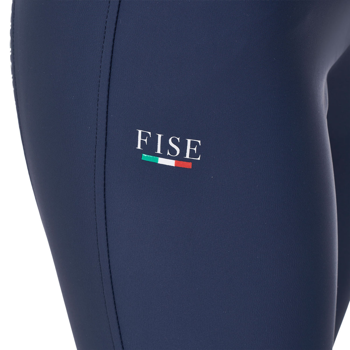 Equestro Women's Full Grip Breeches Equestro X Fise #colour_blue