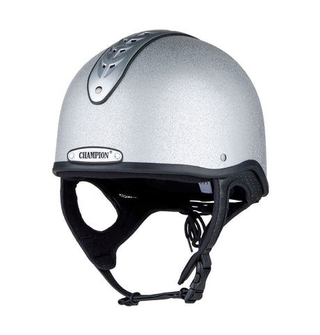 Champion Junior X-Air Nova Jockey Helmet #colour_silver