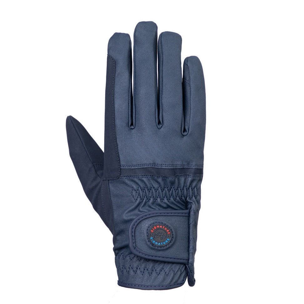 Hy Signature Riding Gloves #colour_navy