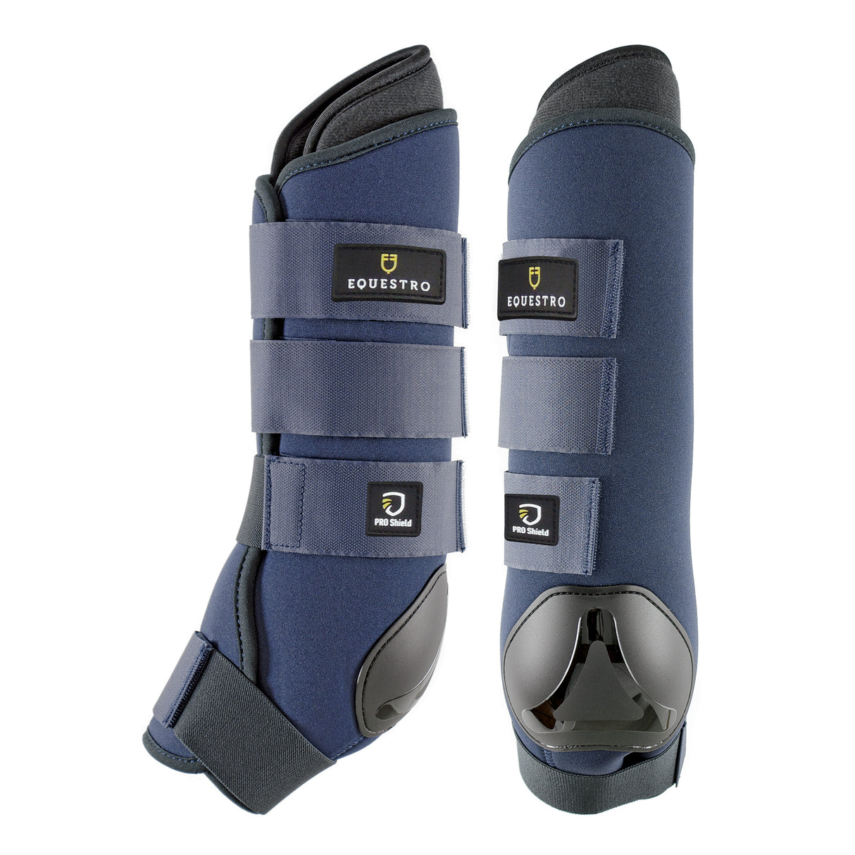 Equestro Stable Boots With Ankle Cap #colour_blue