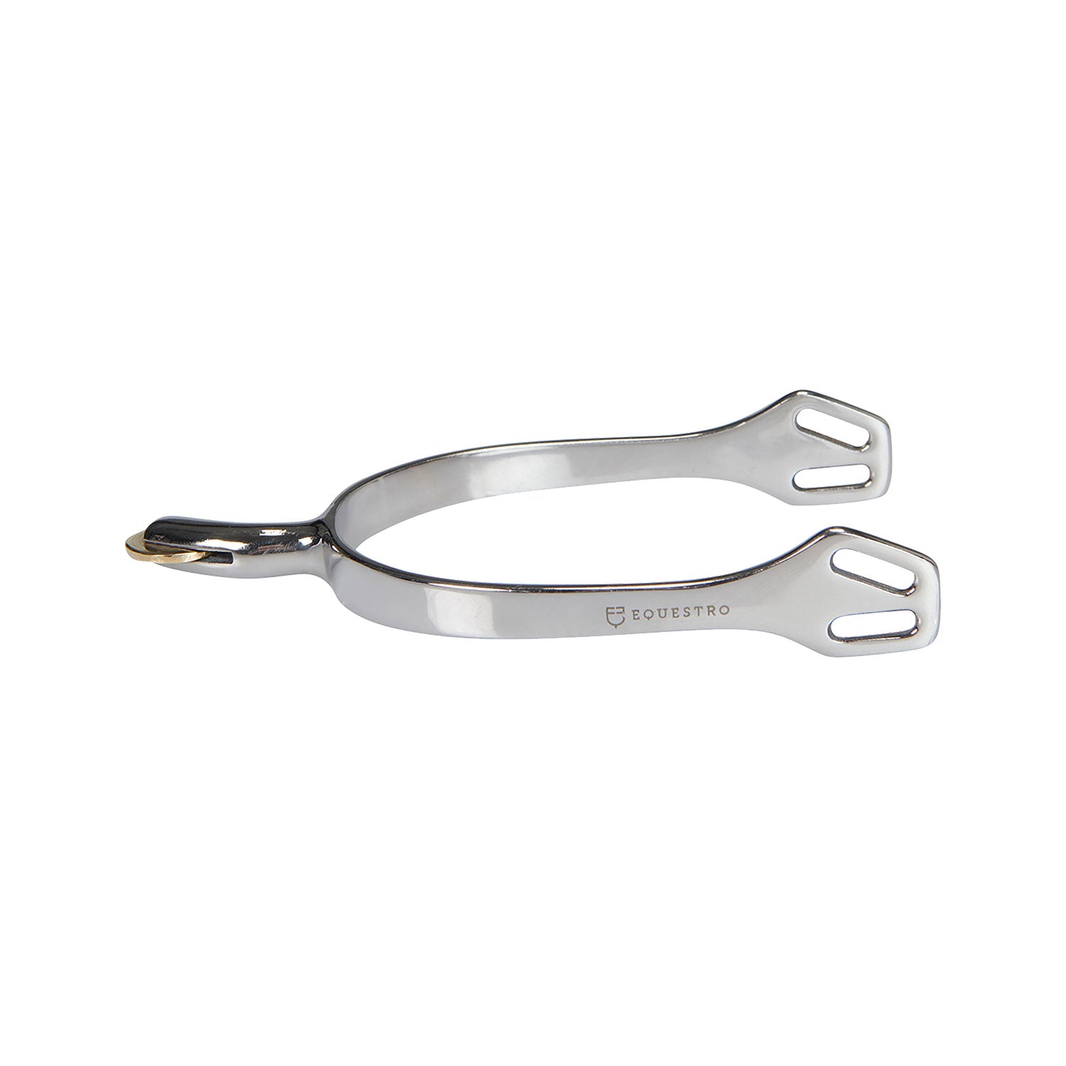 Equestro English Spurs With Horizontal Curved Rowel