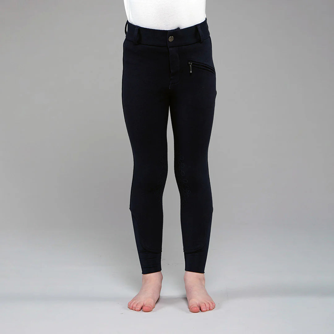 Toggi Children's Show Ring Extreme Silicone Knee Breeches #colour_navy