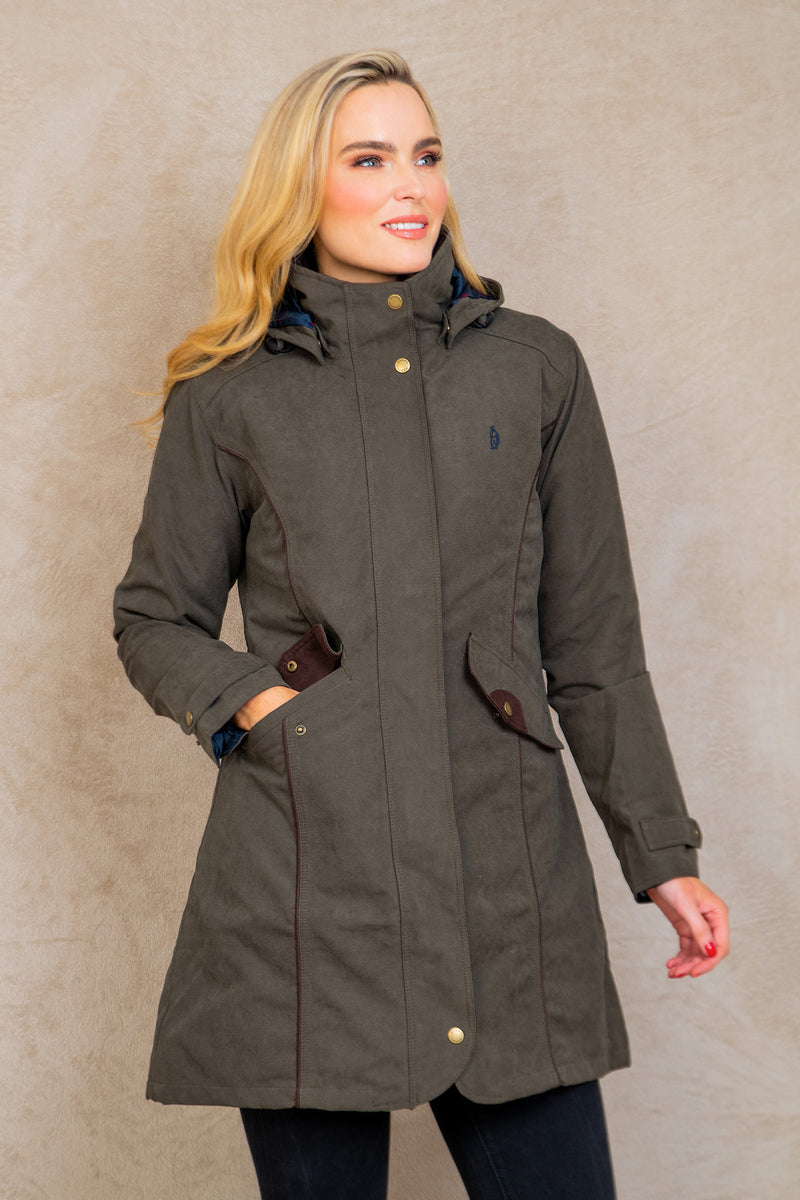 Jack Murphy Una Waterproof Jacket #colour_olive