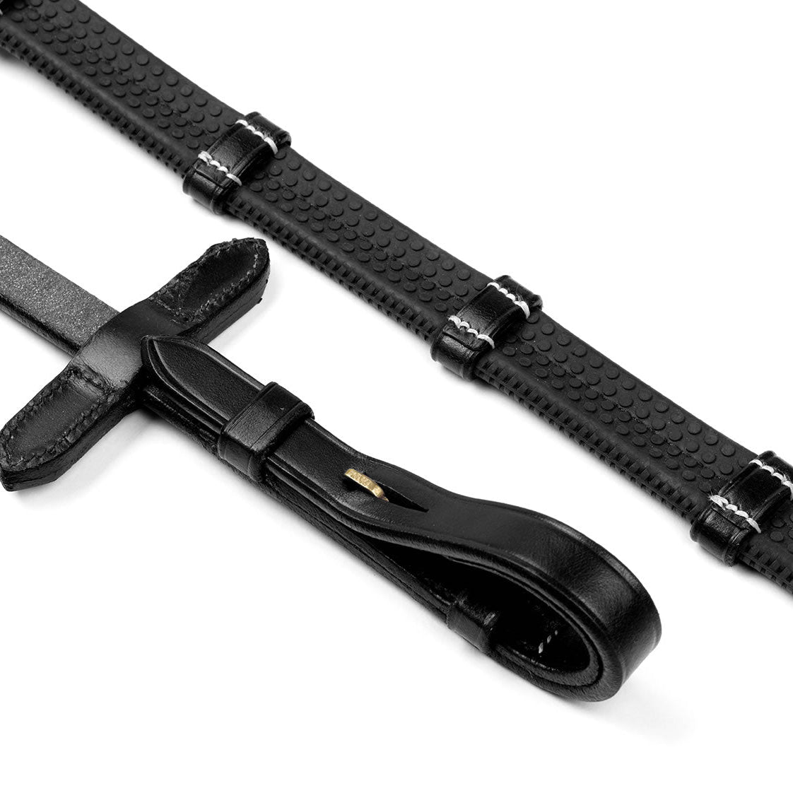 Whitaker Valencia 9-Loop 1/2 Reins #colour_black