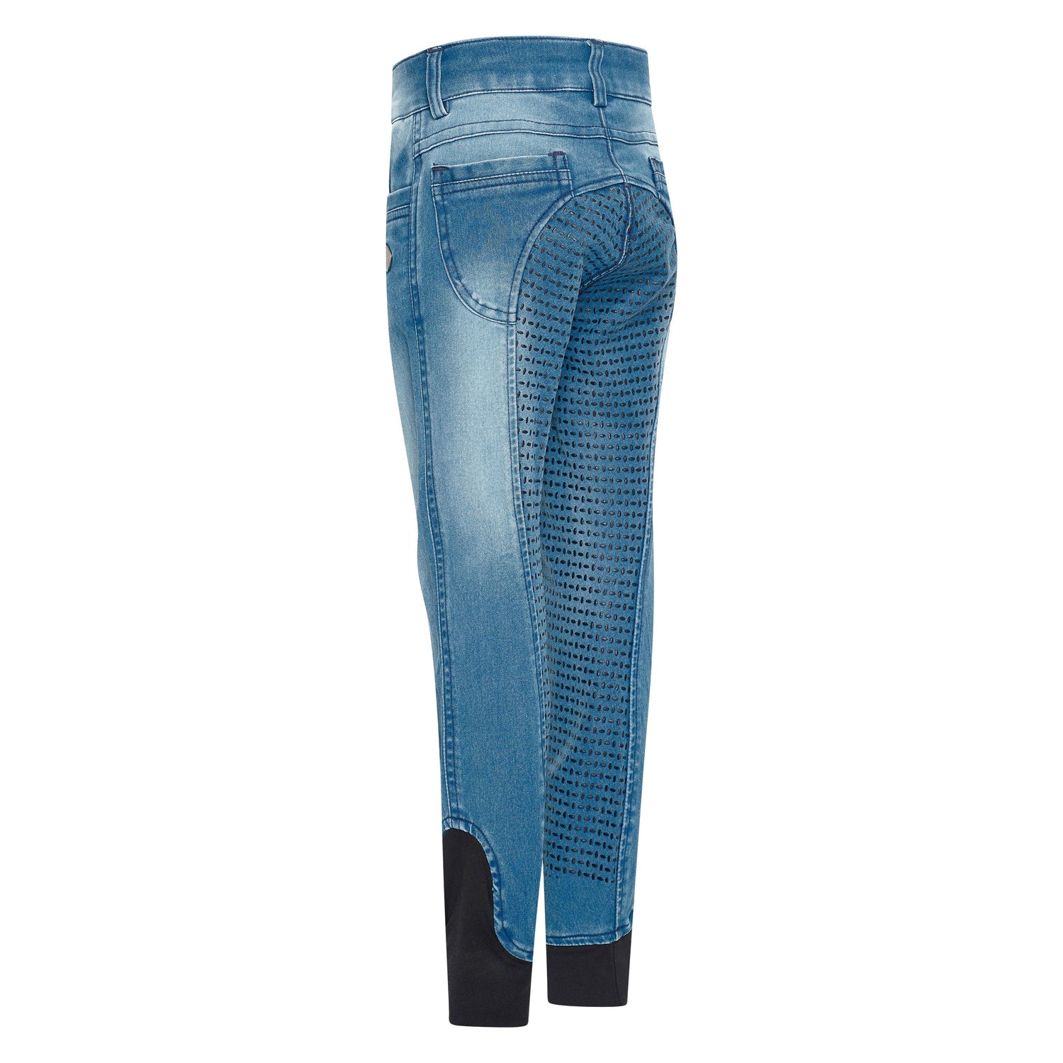 Imperial Riding Donny Children's Riding Breeches #Colour_light-blue-denim