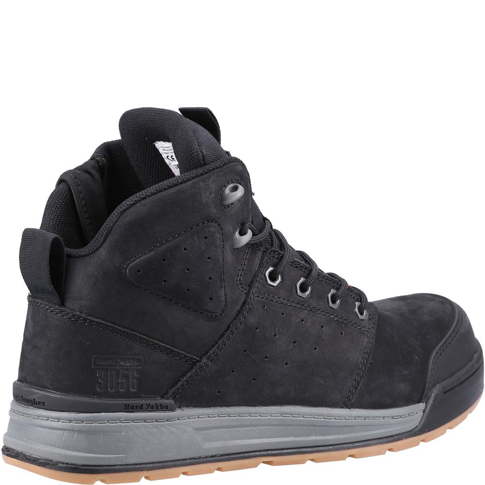 Hard Yakka 3056 Lace Zip Safety Boot #colour_black