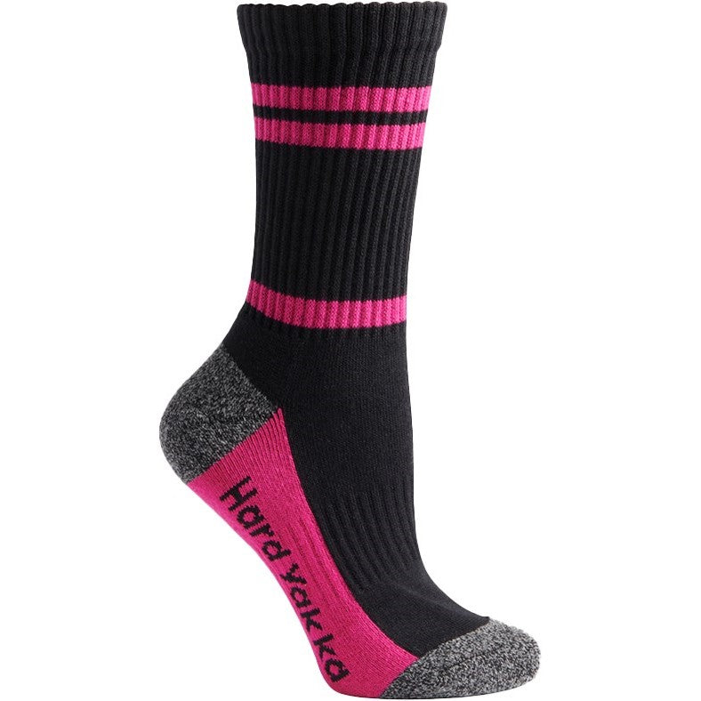 Hard Yakka Women Crew 3 Pack Work Sock