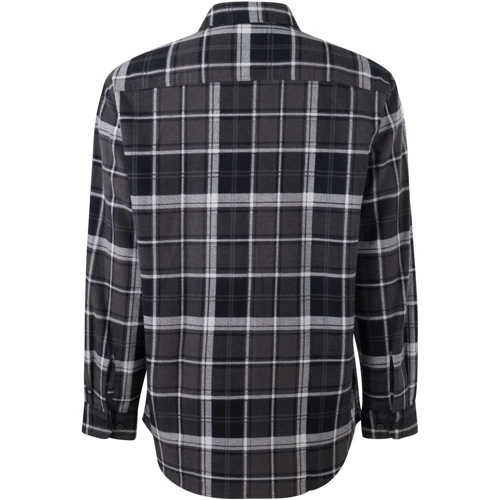 Hard Yakka Core Flannel Shirt #colour_charcoal
