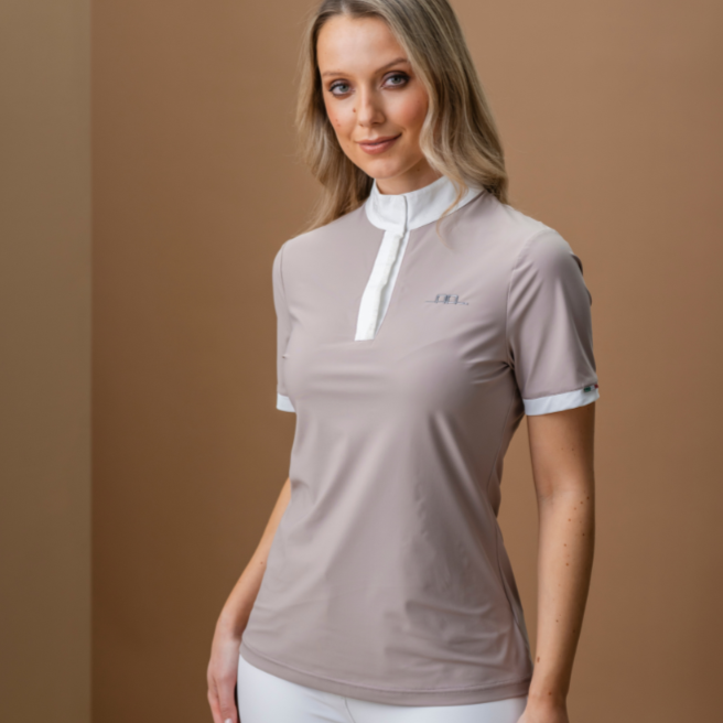 Alessandro Albanese Mira Short Sleeve Show Shirt #colour_oyster