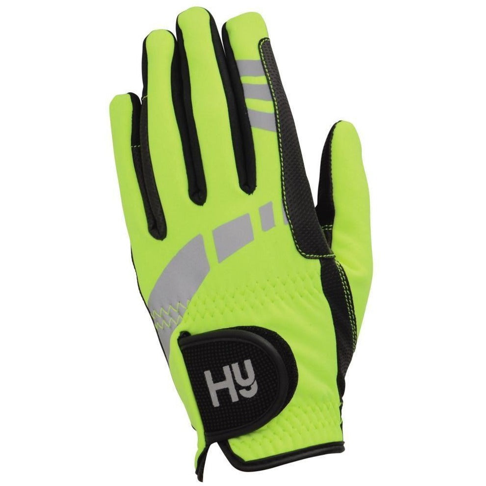 Gants Softshell réfléchissants Hy5 Extreme - Adulte - Jaune