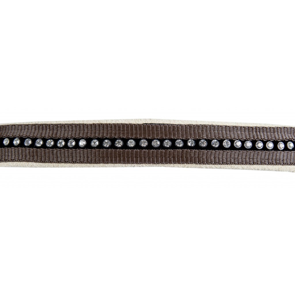 HKM Ensemble Licol et Corde de Plomb -Cristal- Rembourré Doux