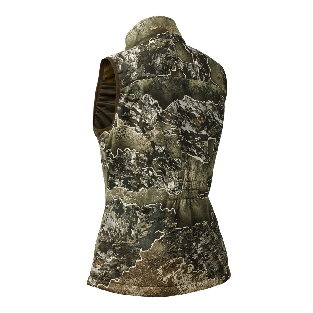 Deerhunter Excape Ladies Softshell Waistcoat #colour_realtree-excape
