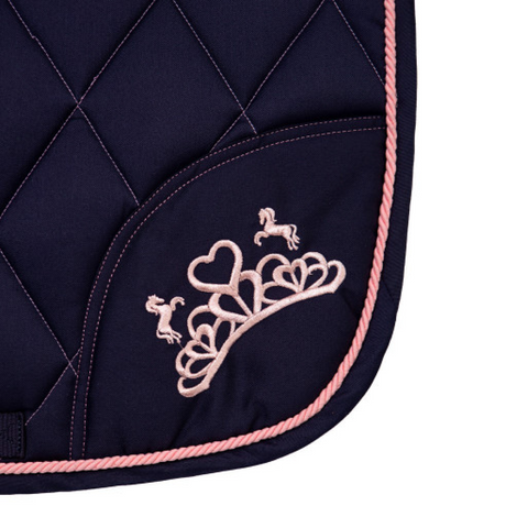 Little Rider The Princess and the Pony Saddle Pad #colour_navy-peach