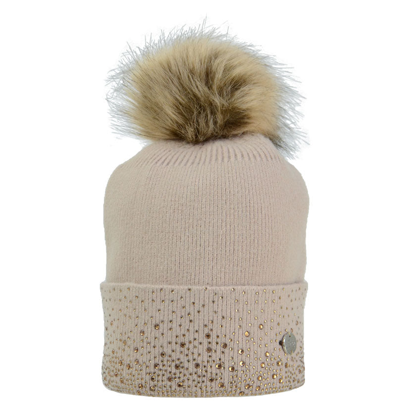 Bonnet à pompon Alaska bicolore HyFASHION