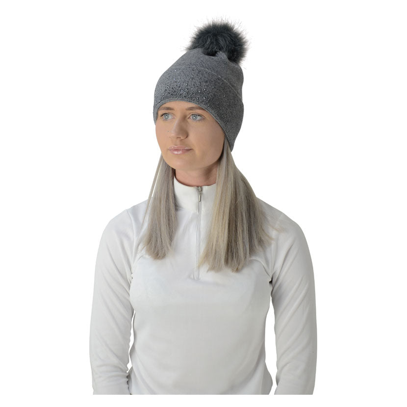 Bonnet à pompon Alaska bicolore HyFASHION