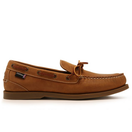 Chatham Saunton G2 Slip On Deck Shoes#colour_walnut
