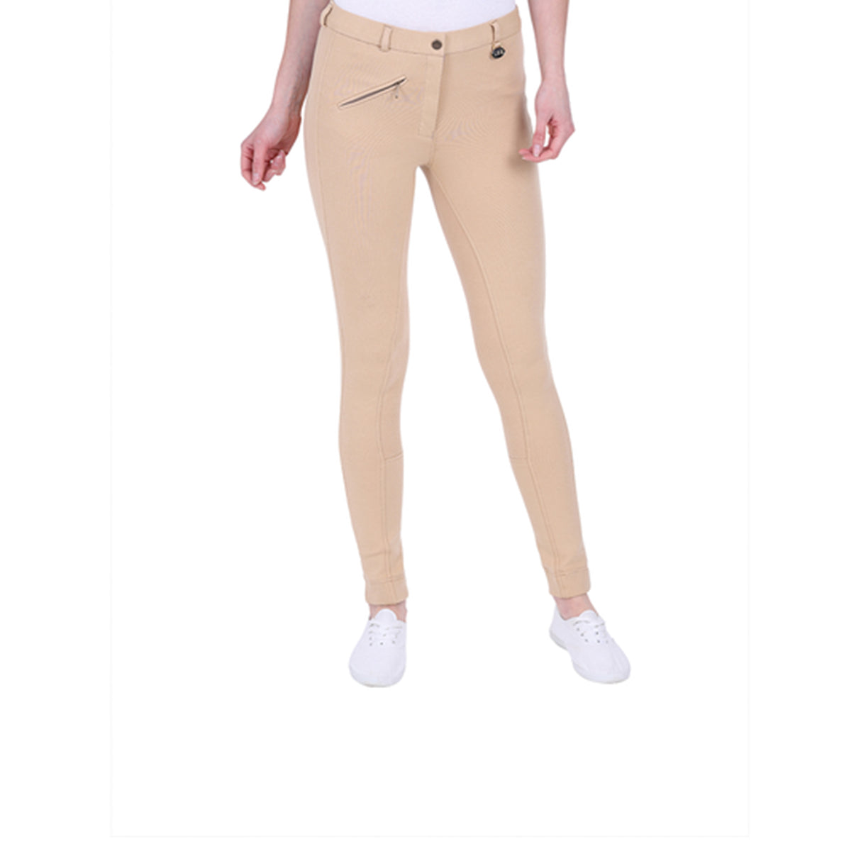 GS Equestrian Ellia Jodhpurs à fond intégral en silicone pour enfants