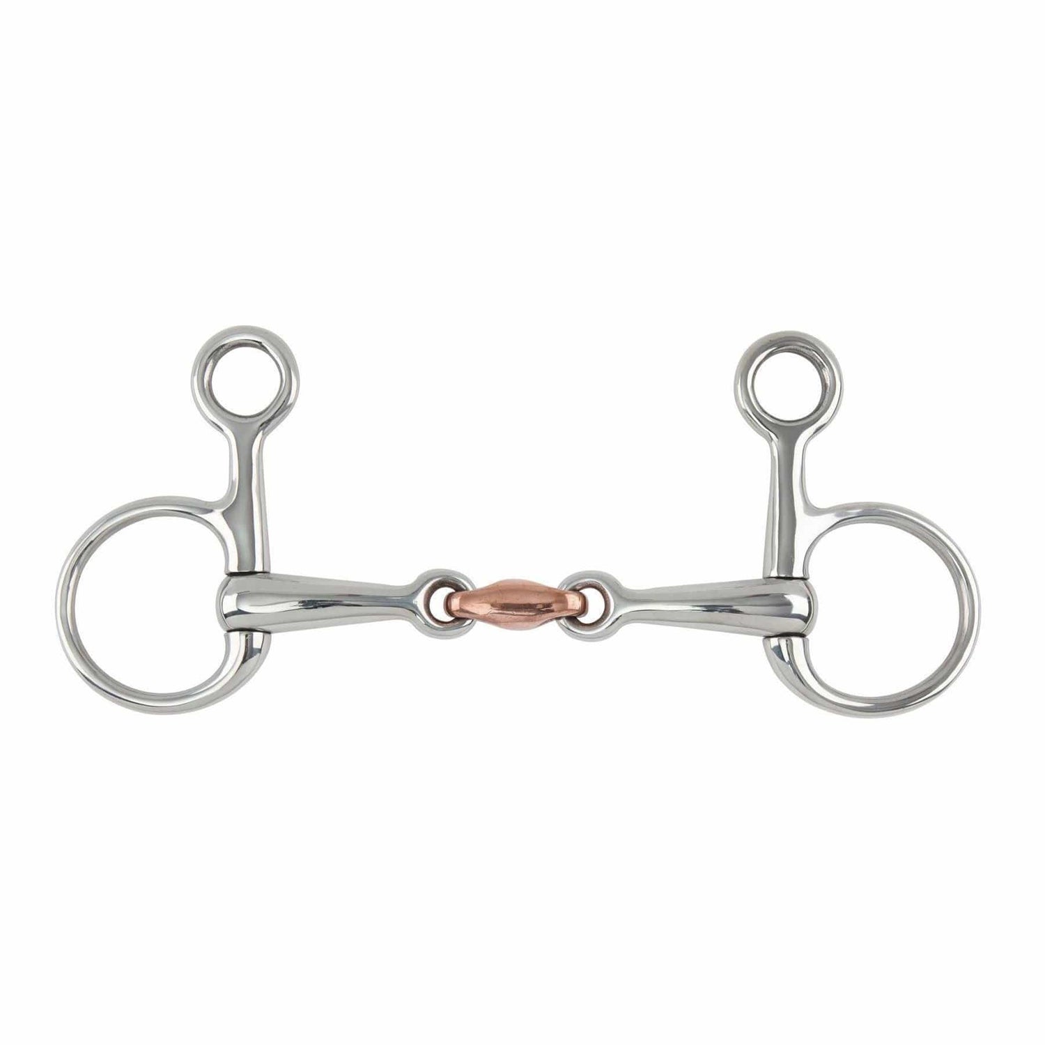 Shires Hanging Cheek, Copper Lozenge Snaffle