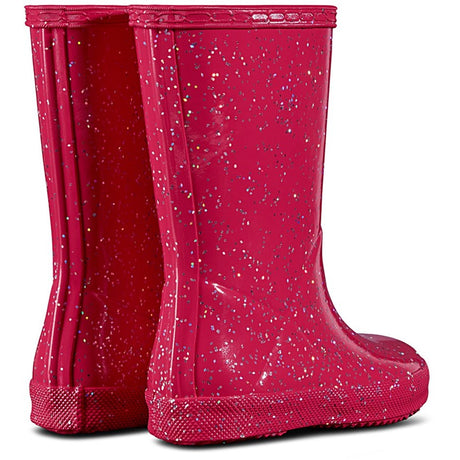 Hunter Kids First Classic Giant Glitzer-Regenstiefel