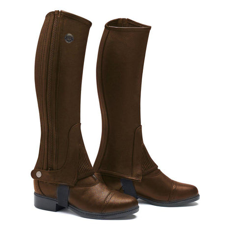 Mountain Horse Soft Rider Half Chaps #colour_brown-II