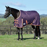 Weatherbeeta ComFiTec Essential Standard Neck Medium Turnout #colour_plum-orange-grey