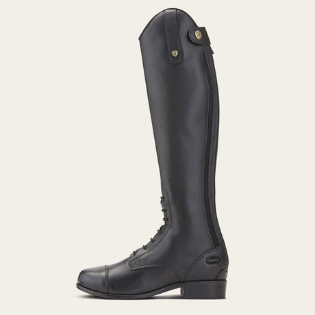 Ariat Kids' Heritage Contour Field Zip Tall Riding Boot - Black