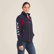 Ariat Women's New Team Softshell Jacket #colour_navy