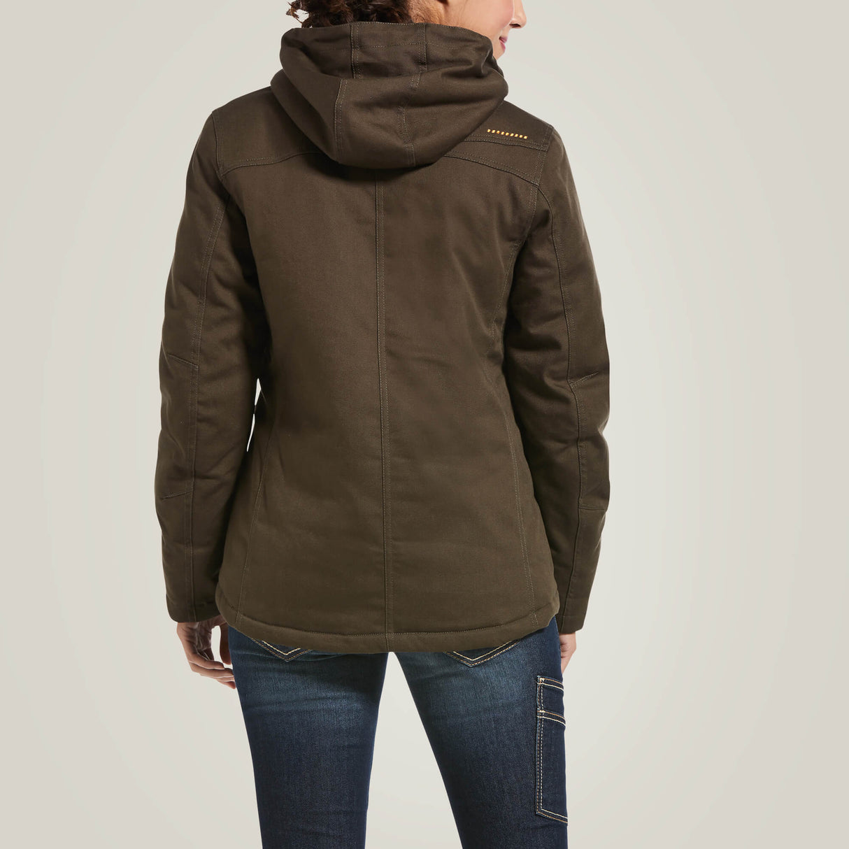 Ariat Women's Rebar Duracanvas Insulated Jacket - Wren #colour_brown