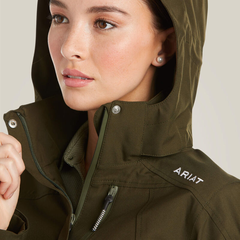Ariat Women's Coastal Waterproof Jacket #colour_relic