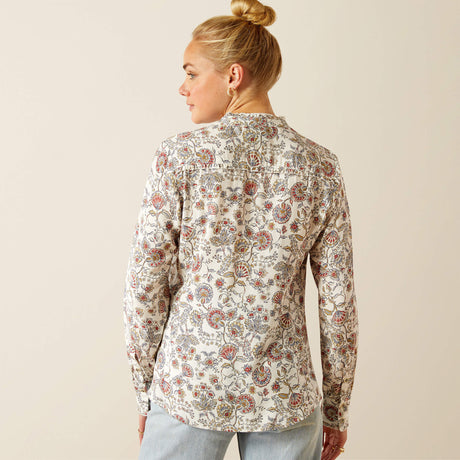 Ariat Women's Clarion Long Sleeve Blouse - Paisley Perennial