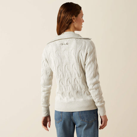 Ariat Women's Alamere 1/2 Zip Sweater - Moonstruck Heather