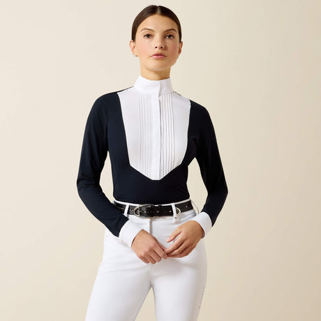 Ariat Women's SolVeil Show Shirt - Show Navy