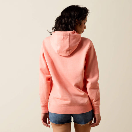 Ariat Women's Ariat Logo 2.0 Hoodie - Peach Amber Heather