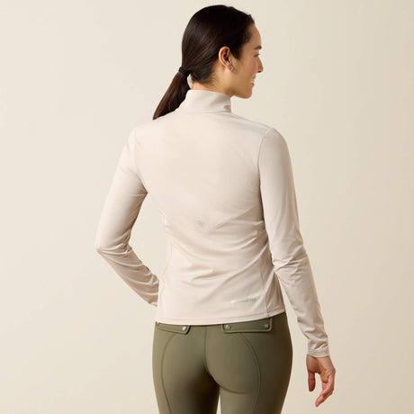 Ariat Women's Lunaveil 1/2 Zip Baselayer - Chateau Grey