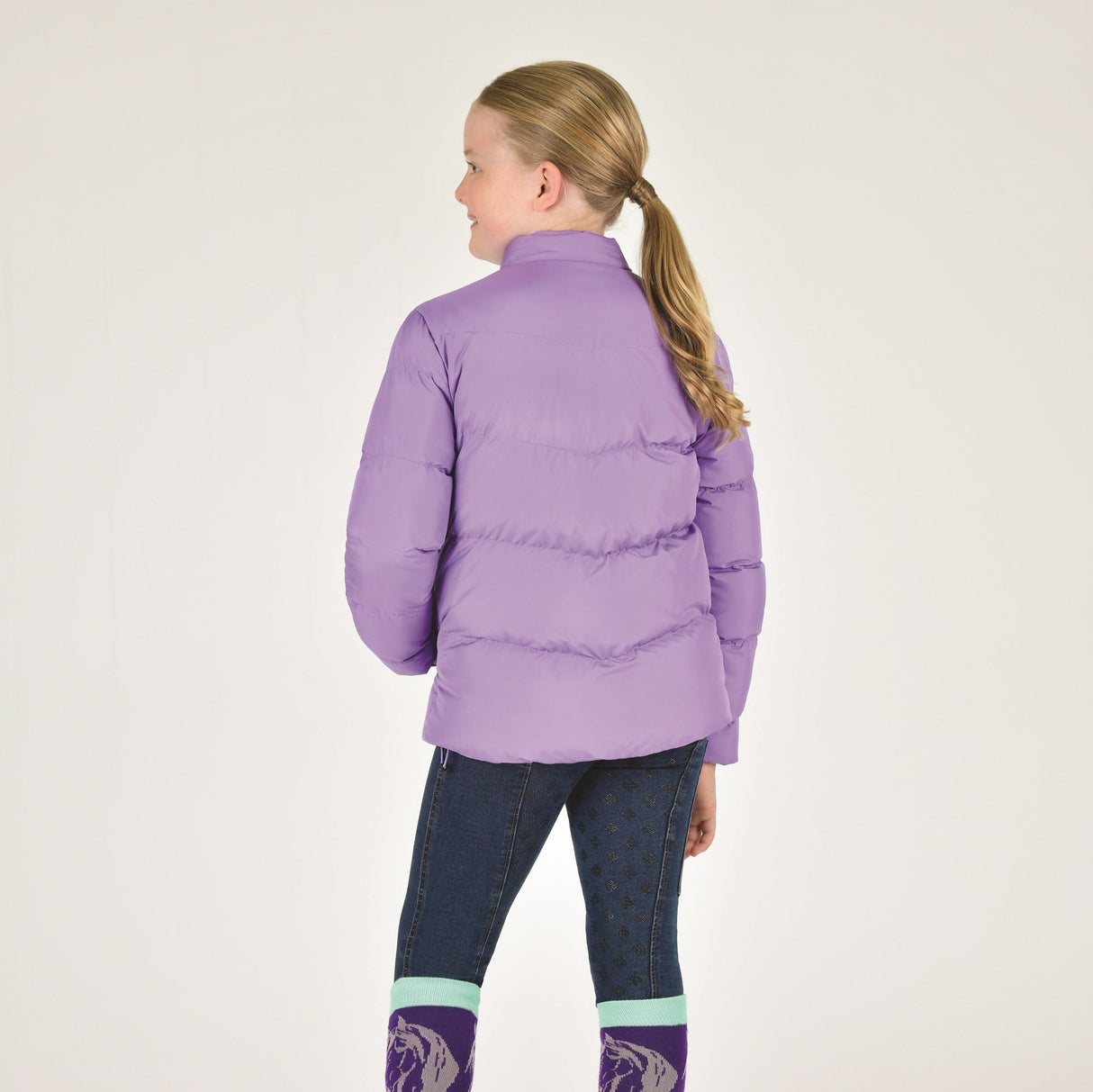 Dublin Kids Polly Everyday Puffer Jacket #colour_paisley-purple