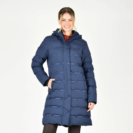 Weatherbeeta Ladies Helsinki Heat Seal Quilted Jacket #colour_navy-iris