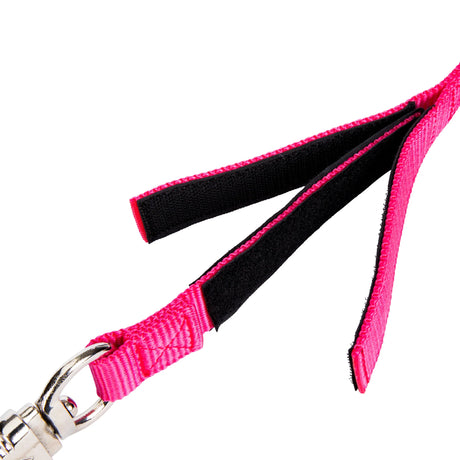 Shires Breakaway Trailer Tie #colour_pink