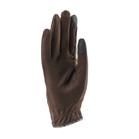 Shires Aubrion Aachen Child's Riding Gloves #colour_brown