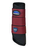 Weatherbeeta Tough-Tec Prime Brushing Boots #colour_black-maroon