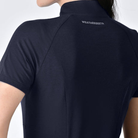 Weatherbeeta Ladies Bamboo Short Sleeve Performance Base Layer #colour_navy