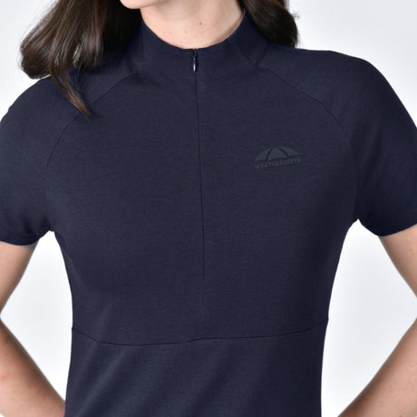 Weatherbeeta Ladies Bamboo Short Sleeve Performance Base Layer #colour_navy