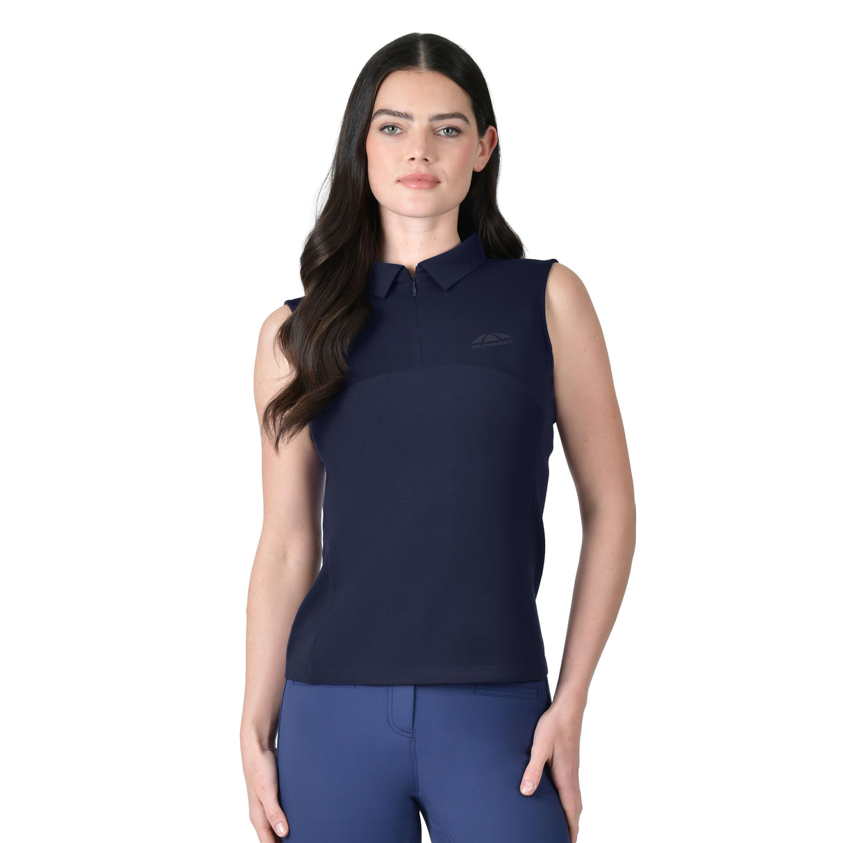 Weatherbeeta Ladies 37.5 Sleeveless Performance Polo #colour_navy