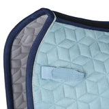 Weatherbeeta Suede Elite Air-Tec Dressage Saddle Pad #colour_aqua