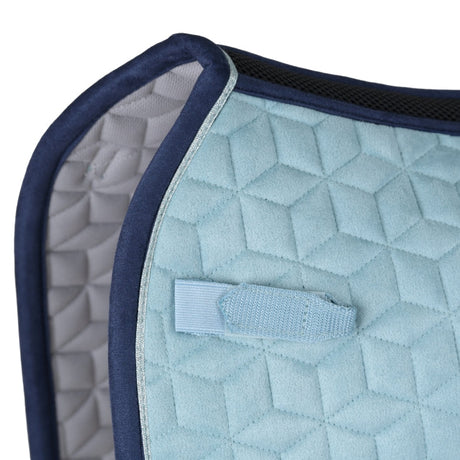 Weatherbeeta Suede Elite Air-Tec Dressage Saddle Pad #colour_aqua