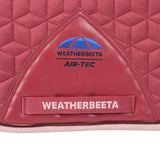 Weatherbeeta Suede Elite Air-Tec Dressage Saddle Pad #colour_winte-plum
