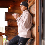 Shires Aubrion React Ladies Half Zip Sweatshirt #colour_sand