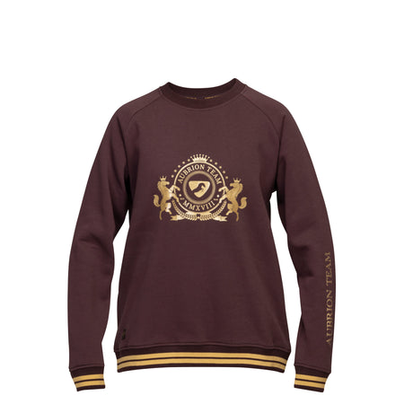 Shires Aubrion Ladies Team Sweatshirt #colour_umber