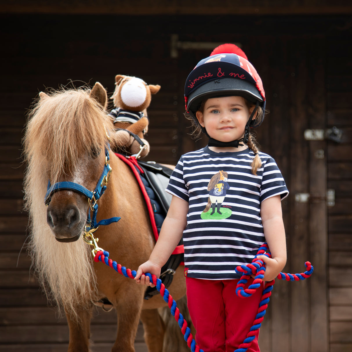 Shires Winne & Me Jodhpurs #colour_red